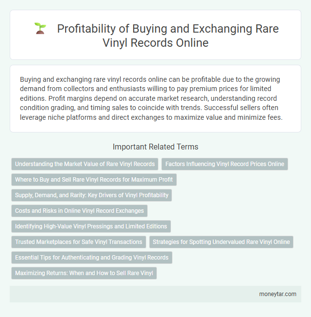 Profitability of Buying and Exchanging Rare Vinyl Records Online