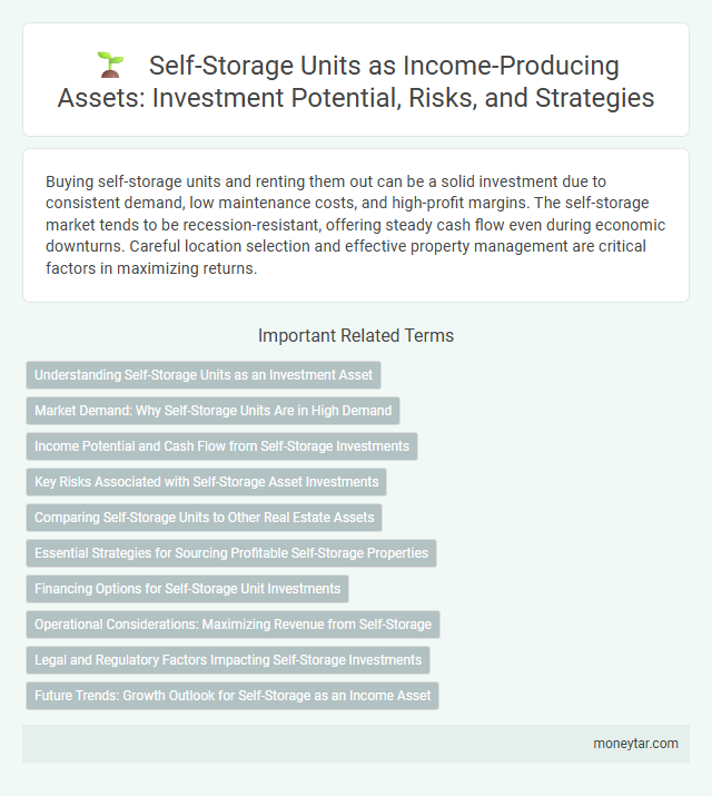 Self-Storage Units as Income-Producing Assets: Investment Potential, Risks, and Strategies