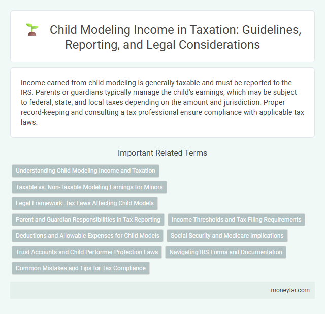 Child Modeling Income in Taxation: Guidelines, Reporting, and Legal Considerations