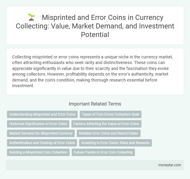 Misprinted and Error Coins in Currency Collecting: Value, Market Demand, and Investment Potential