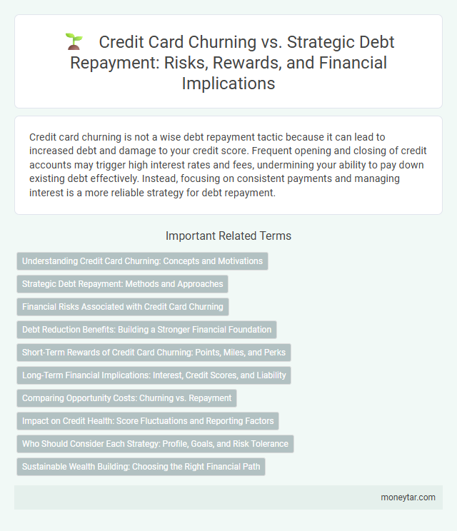 Credit Card Churning vs. Strategic Debt Repayment: Risks, Rewards, and Financial Implications