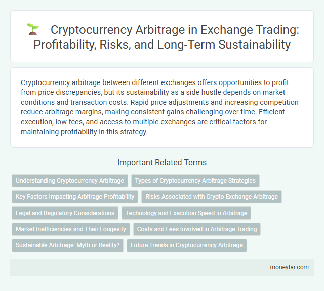 Cryptocurrency Arbitrage in Exchange Trading: Profitability, Risks, and Long-Term Sustainability