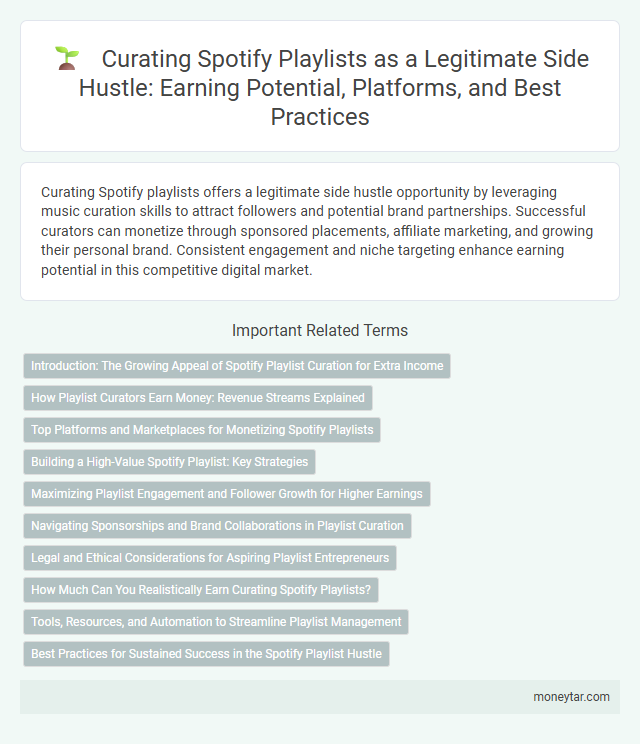 Curating Spotify Playlists as a Legitimate Side Hustle: Earning Potential, Platforms, and Best Practices
