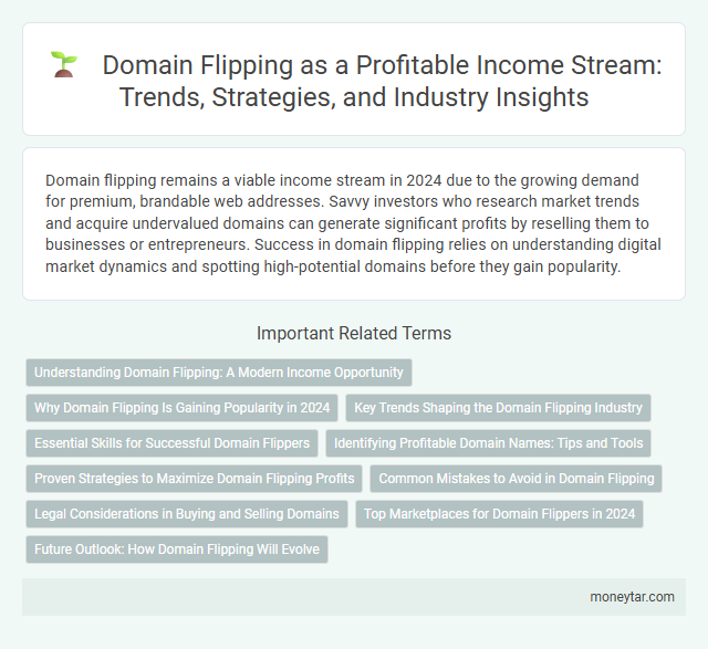 Domain Flipping as a Profitable Income Stream: Trends, Strategies, and Industry Insights