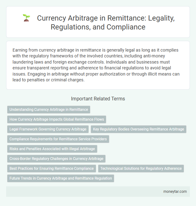 Currency Arbitrage in Remittance: Legality, Regulations, and Compliance