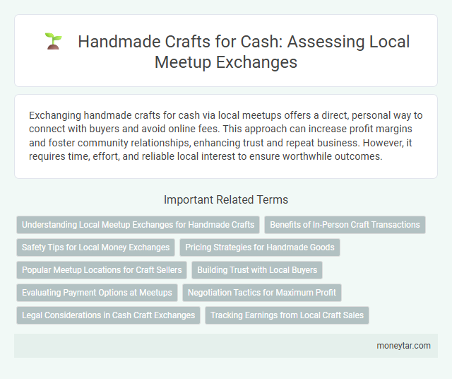 Handmade Crafts for Cash: Assessing Local Meetup Exchanges