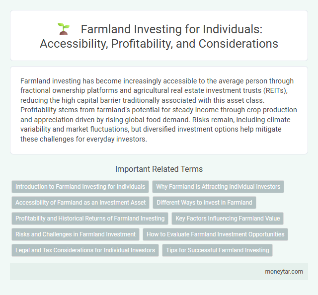 Farmland Investing for Individuals: Accessibility, Profitability, and Considerations