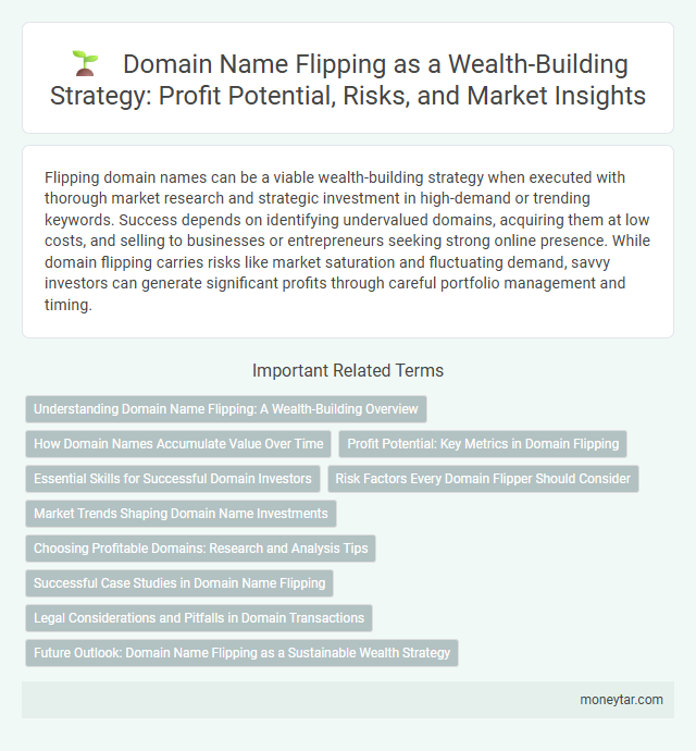 Domain Name Flipping as a Wealth-Building Strategy: Profit Potential, Risks, and Market Insights