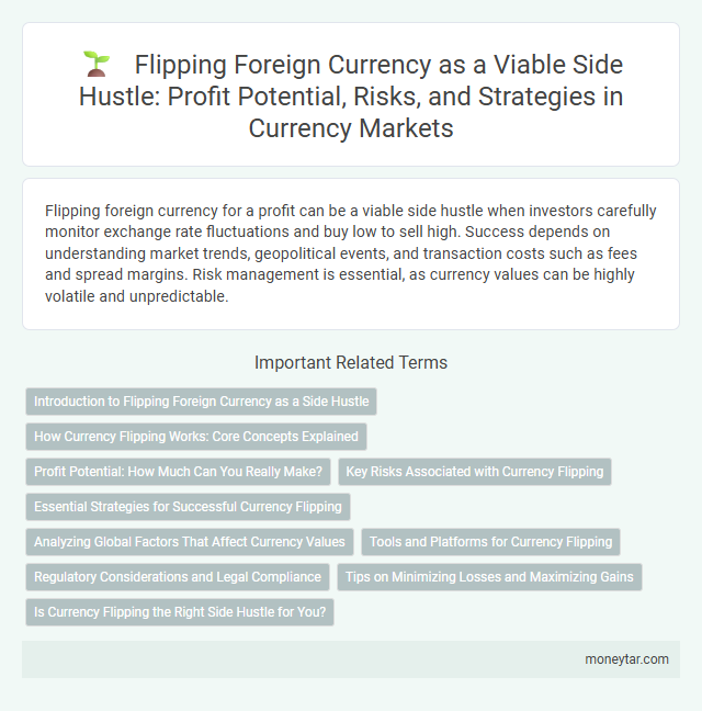 Flipping Foreign Currency as a Viable Side Hustle: Profit Potential, Risks, and Strategies in Currency Markets