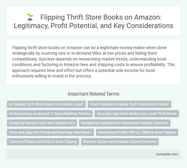 Flipping Thrift Store Books on Amazon: Legitimacy, Profit Potential, and Key Considerations