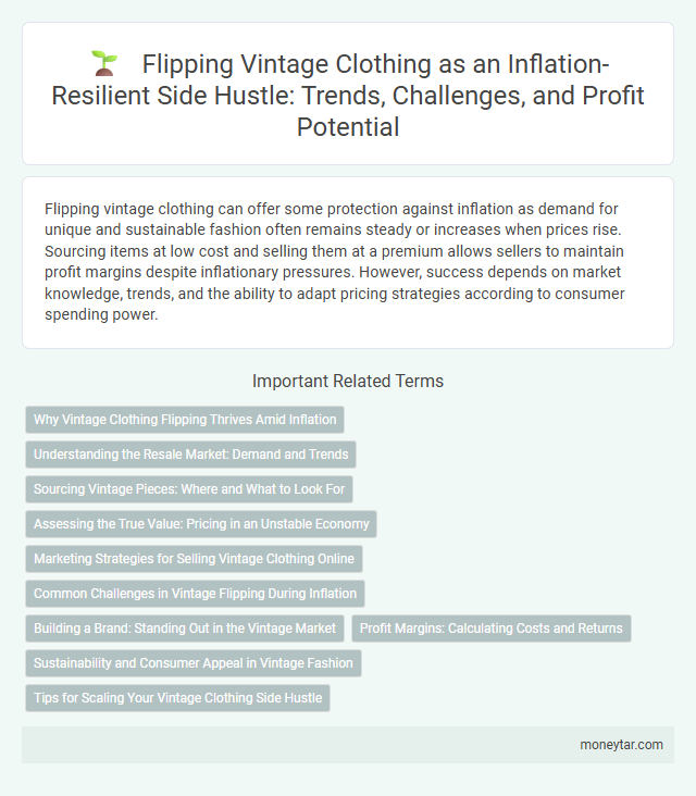 Flipping Vintage Clothing as an Inflation-Resilient Side Hustle: Trends, Challenges, and Profit Potential