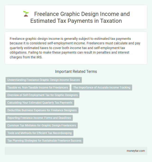 Freelance Graphic Design Income and Estimated Tax Payments in Taxation