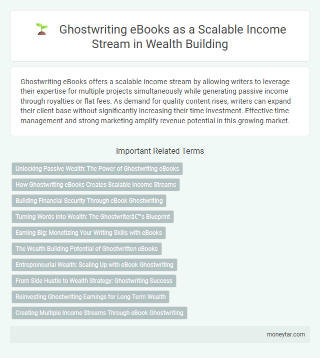 Ghostwriting eBooks as a Scalable Income Stream in Wealth Building