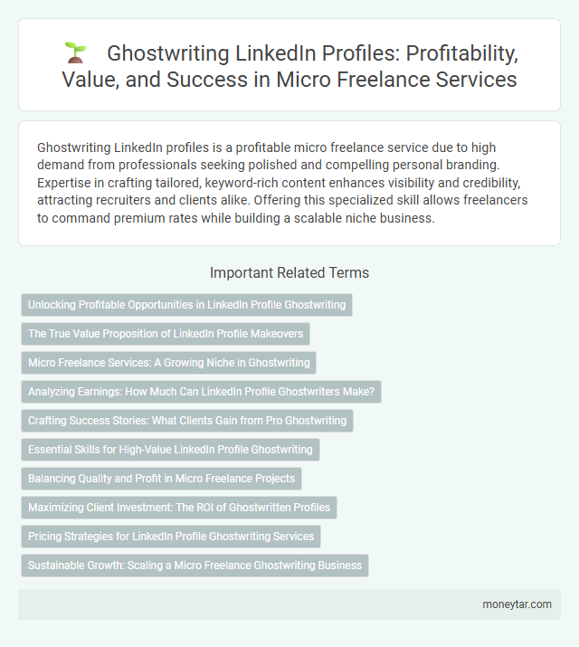 Ghostwriting LinkedIn Profiles: Profitability, Value, and Success in Micro Freelance Services