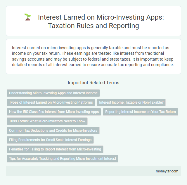 Interest Earned on Micro-Investing Apps: Taxation Rules and Reporting