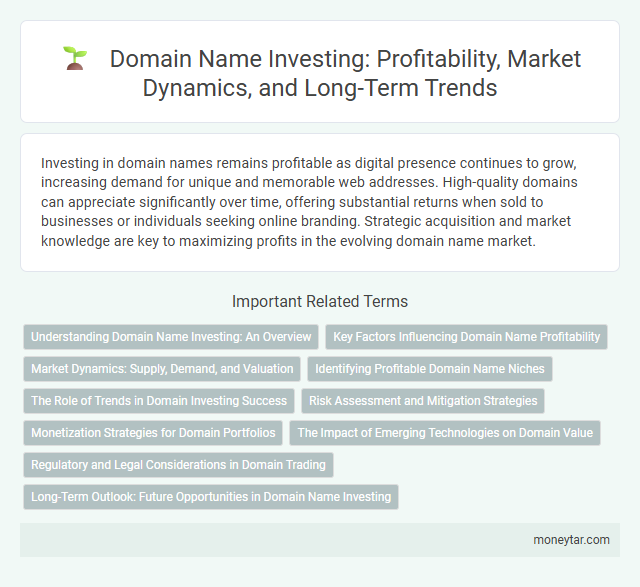 Domain Name Investing: Profitability, Market Dynamics, and Long-Term Trends