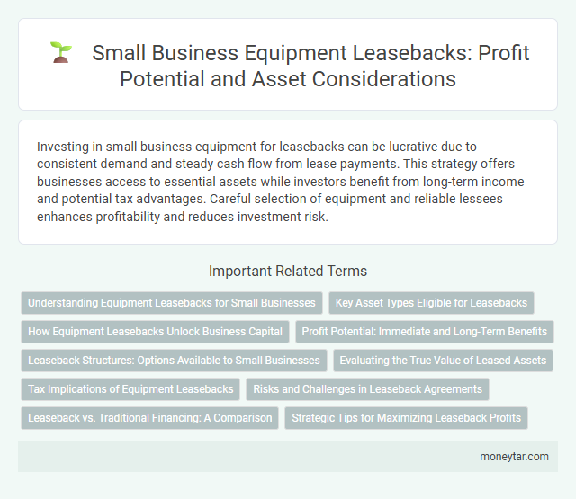 Small Business Equipment Leasebacks: Profit Potential and Asset Considerations