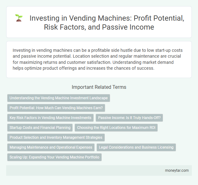 Investing in Vending Machines: Profit Potential, Risk Factors, and Passive Income