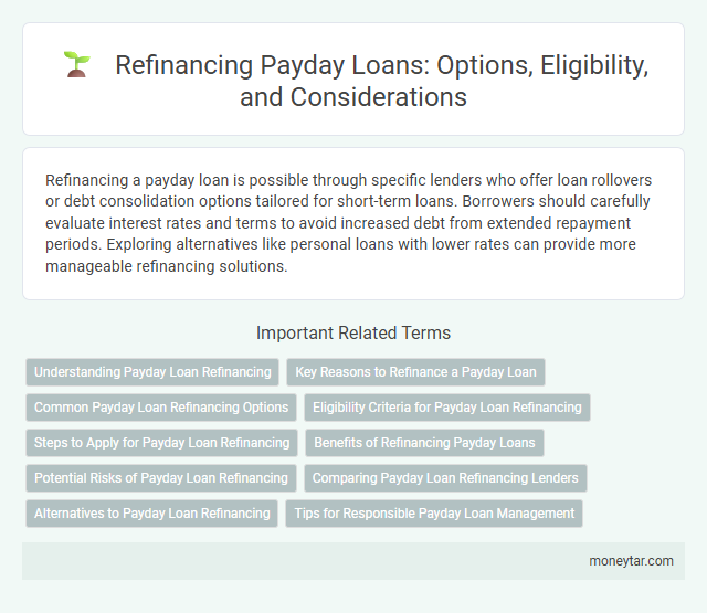 Refinancing Payday Loans: Options, Eligibility, and Considerations