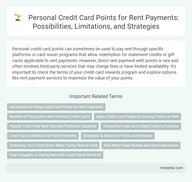 Personal Credit Card Points for Rent Payments: Possibilities, Limitations, and Strategies