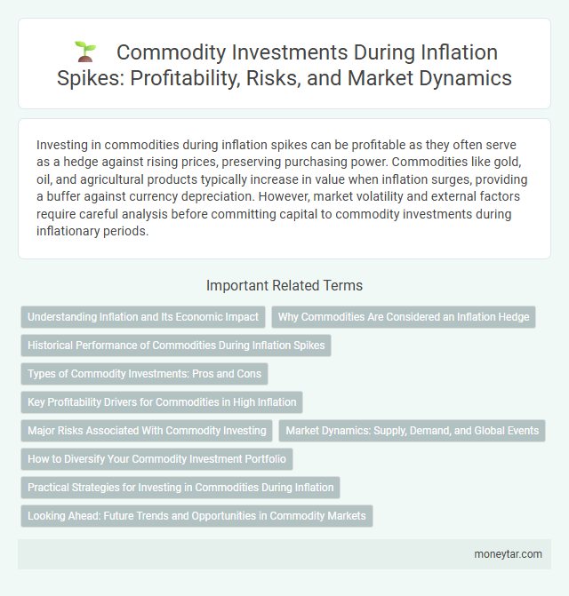 Commodity Investments During Inflation Spikes: Profitability, Risks, and Market Dynamics