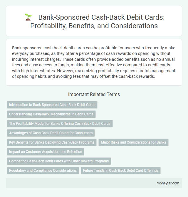 Bank-Sponsored Cash-Back Debit Cards: Profitability, Benefits, and Considerations