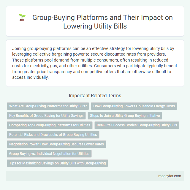 Group-Buying Platforms and Their Impact on Lowering Utility Bills