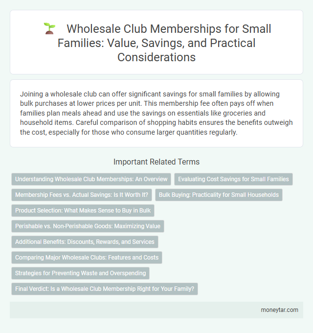 Wholesale Club Memberships for Small Families: Value, Savings, and Practical Considerations