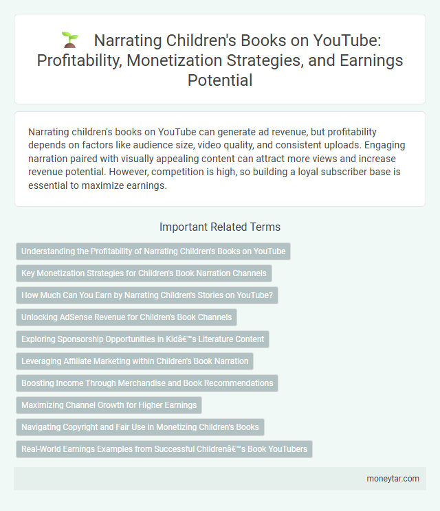 Narrating Children's Books on YouTube: Profitability, Monetization Strategies, and Earnings Potential