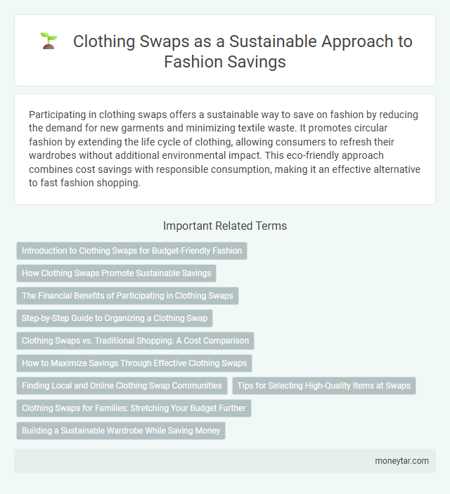 Clothing Swaps as a Sustainable Approach to Fashion Savings