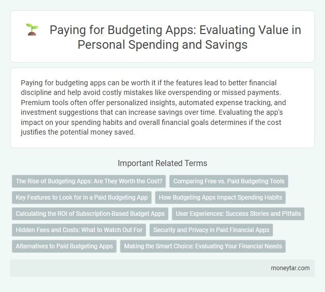 Paying for Budgeting Apps: Evaluating Value in Personal Spending and Savings
