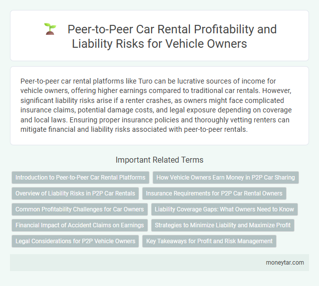 Peer-to-Peer Car Rental Profitability and Liability Risks for Vehicle Owners