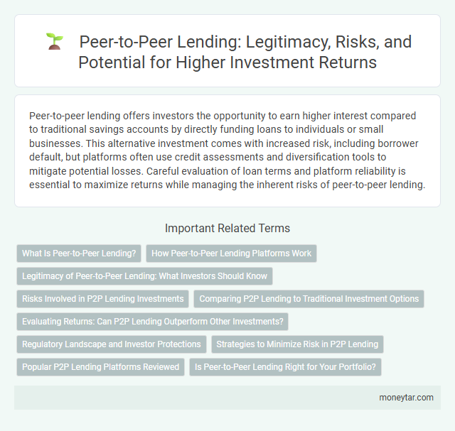 Peer-to-Peer Lending: Legitimacy, Risks, and Potential for Higher Investment Returns