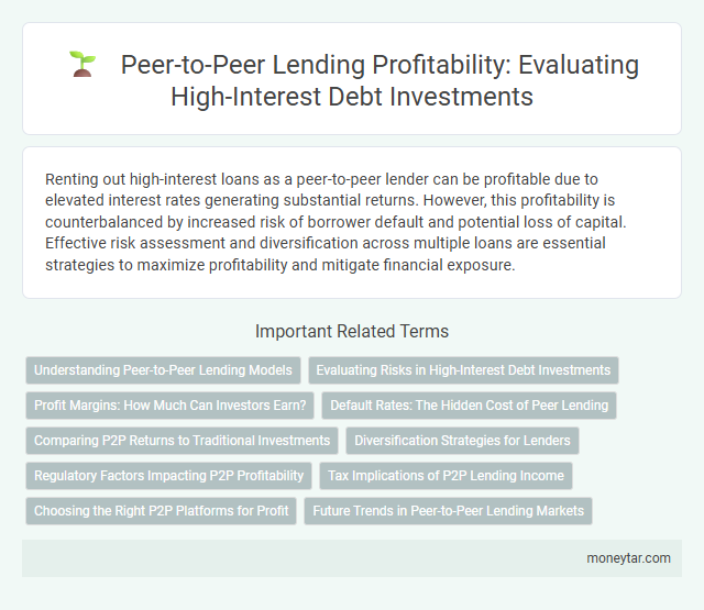 Peer-to-Peer Lending Profitability: Evaluating High-Interest Debt Investments