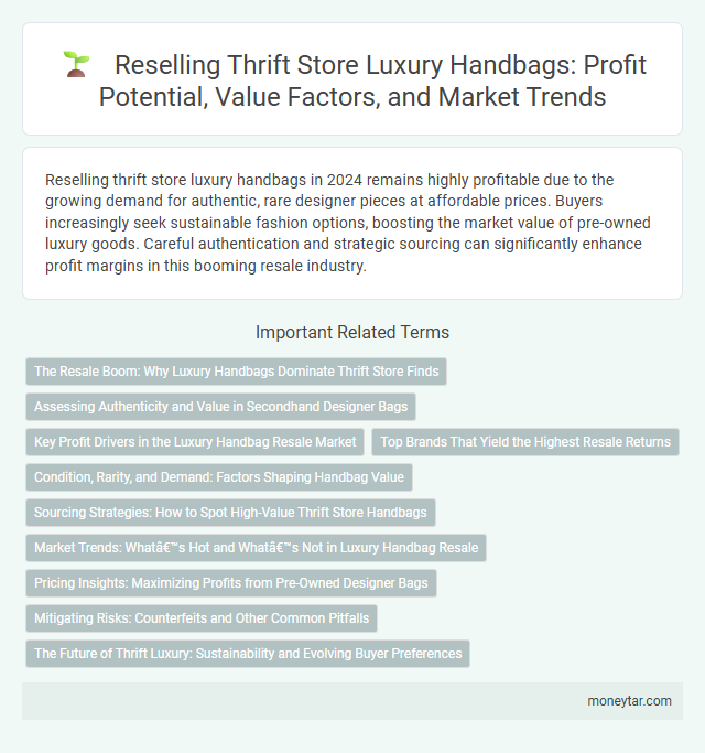 Reselling Thrift Store Luxury Handbags: Profit Potential, Value Factors, and Market Trends