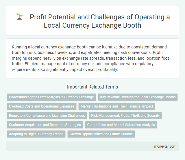 Profit Potential and Challenges of Operating a Local Currency Exchange Booth