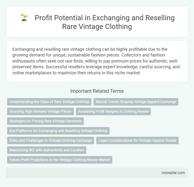 Profit Potential in Exchanging and Reselling Rare Vintage Clothing