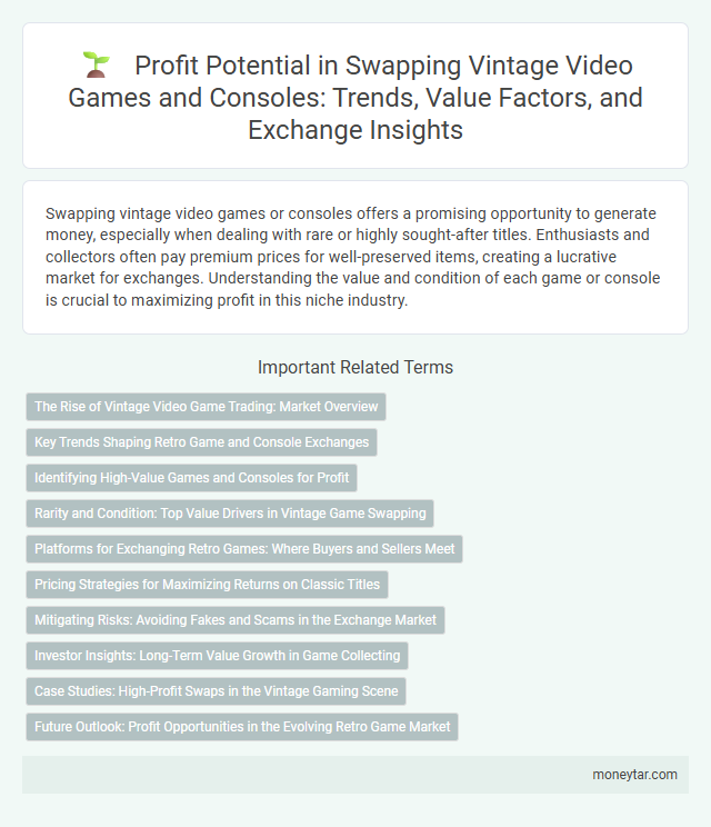 Profit Potential in Swapping Vintage Video Games and Consoles: Trends, Value Factors, and Exchange Insights