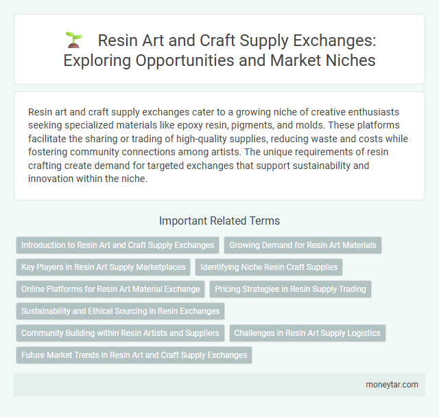 Resin Art and Craft Supply Exchanges: Exploring Opportunities and Market Niches
