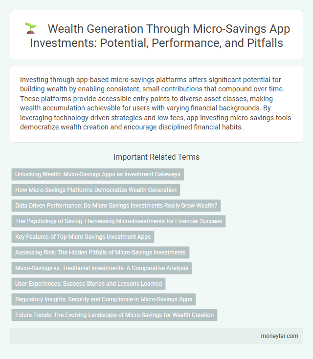 Wealth Generation Through Micro-Savings App Investments: Potential, Performance, and Pitfalls