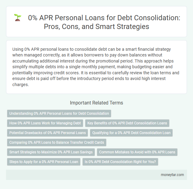0% APR Personal Loans for Debt Consolidation: Pros, Cons, and Smart Strategies