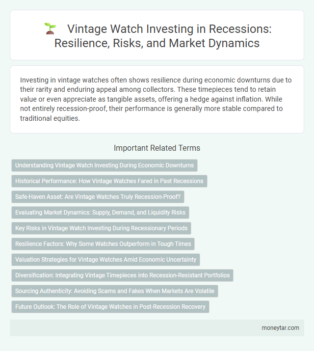 Vintage Watch Investing in Recessions: Resilience, Risks, and Market Dynamics