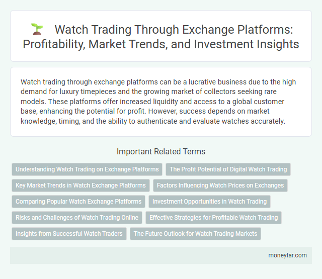 Watch Trading Through Exchange Platforms: Profitability, Market Trends, and Investment Insights