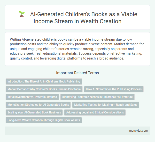 AI-Generated Children's Books as a Viable Income Stream in Wealth Creation