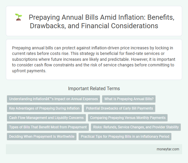 Prepaying Annual Bills Amid Inflation: Benefits, Drawbacks, and Financial Considerations