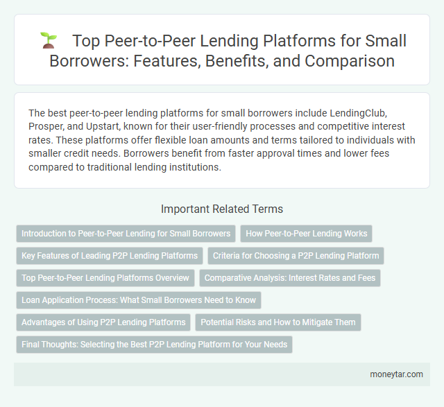 Top Peer-to-Peer Lending Platforms for Small Borrowers: Features, Benefits, and Comparison