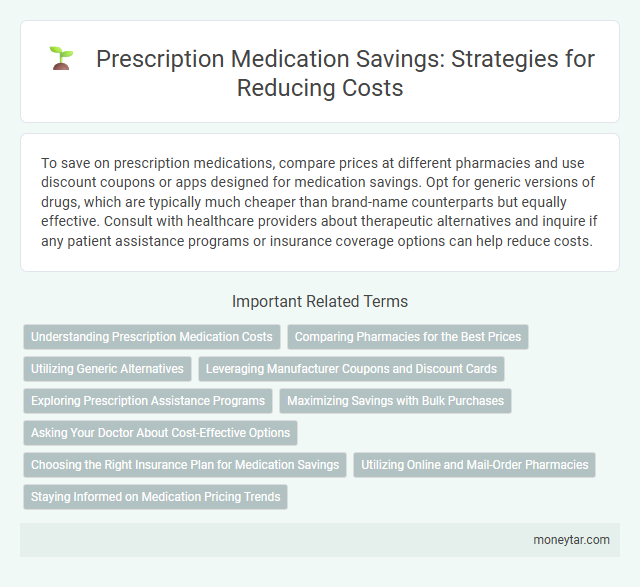 Prescription Medication Savings: Strategies for Reducing Costs