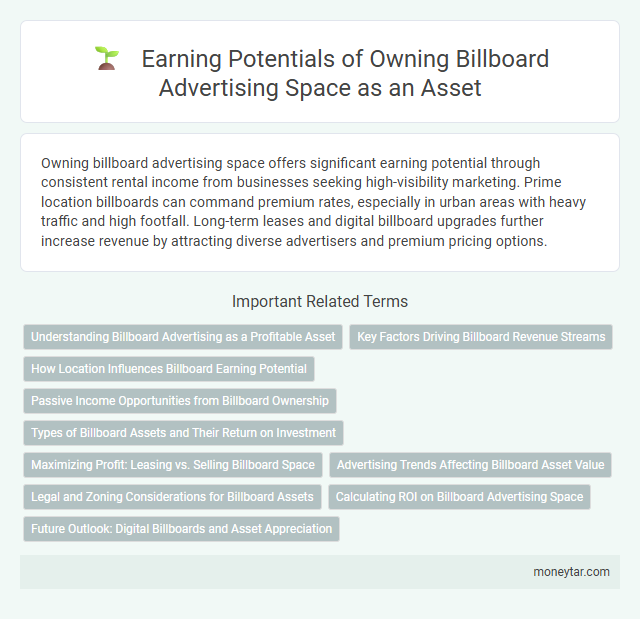Earning Potentials of Owning Billboard Advertising Space as an Asset