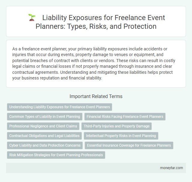 Liability Exposures for Freelance Event Planners: Types, Risks, and Protection
