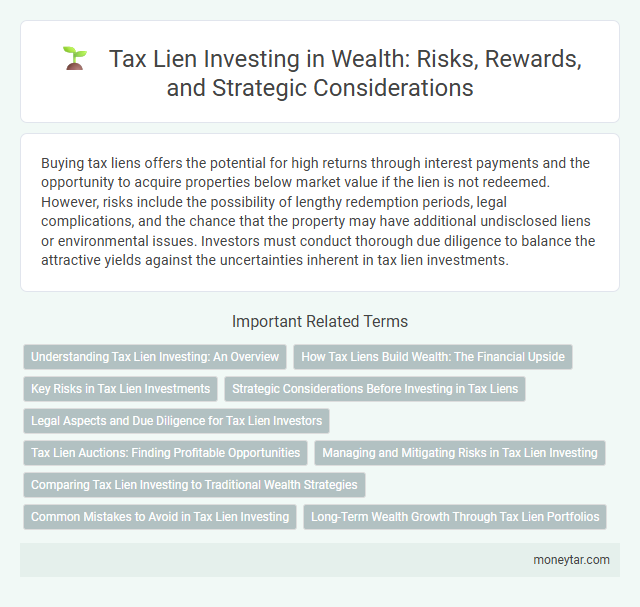 Tax Lien Investing in Wealth: Risks, Rewards, and Strategic Considerations
